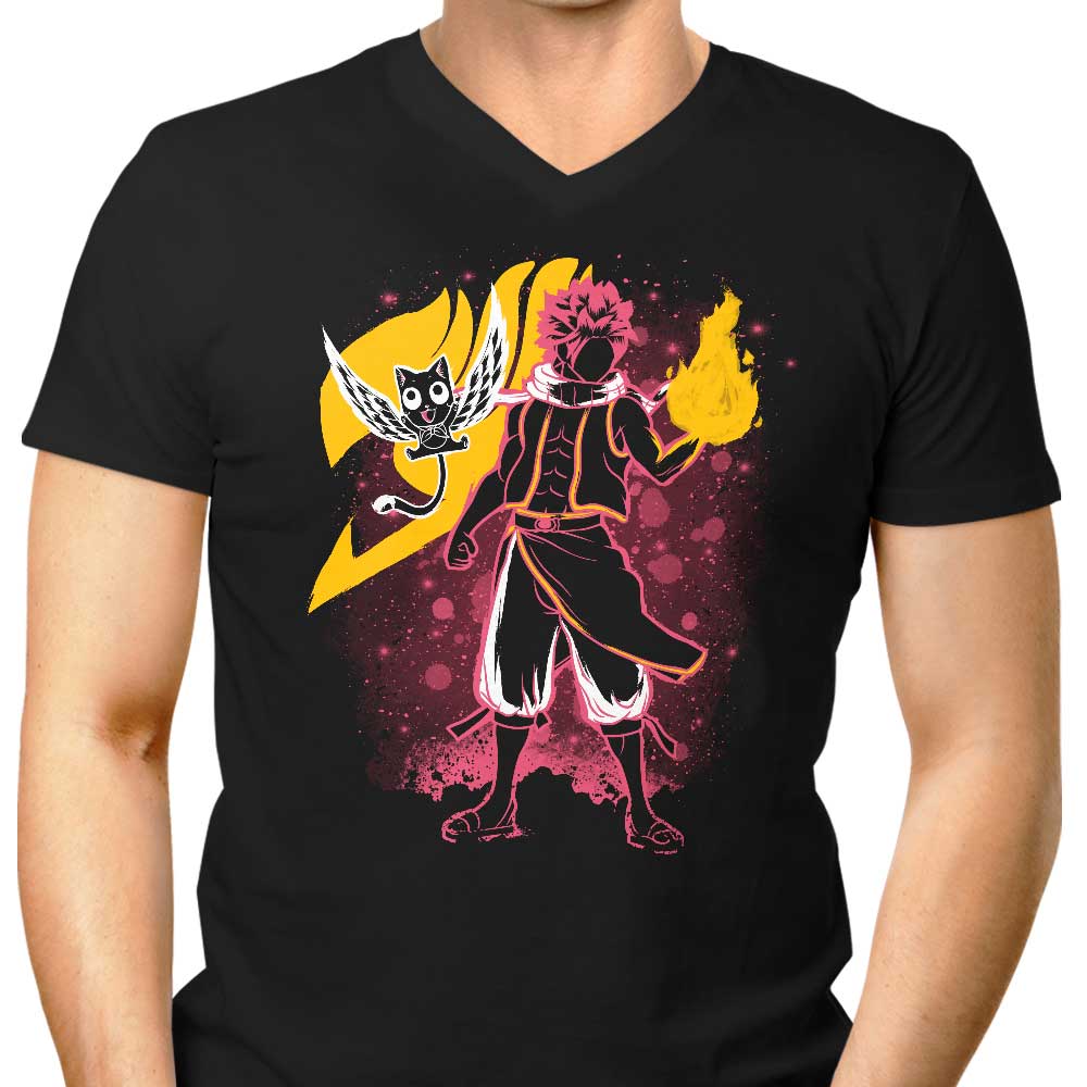 Soulkr's Stylish Men's Fire Magic V-Neck