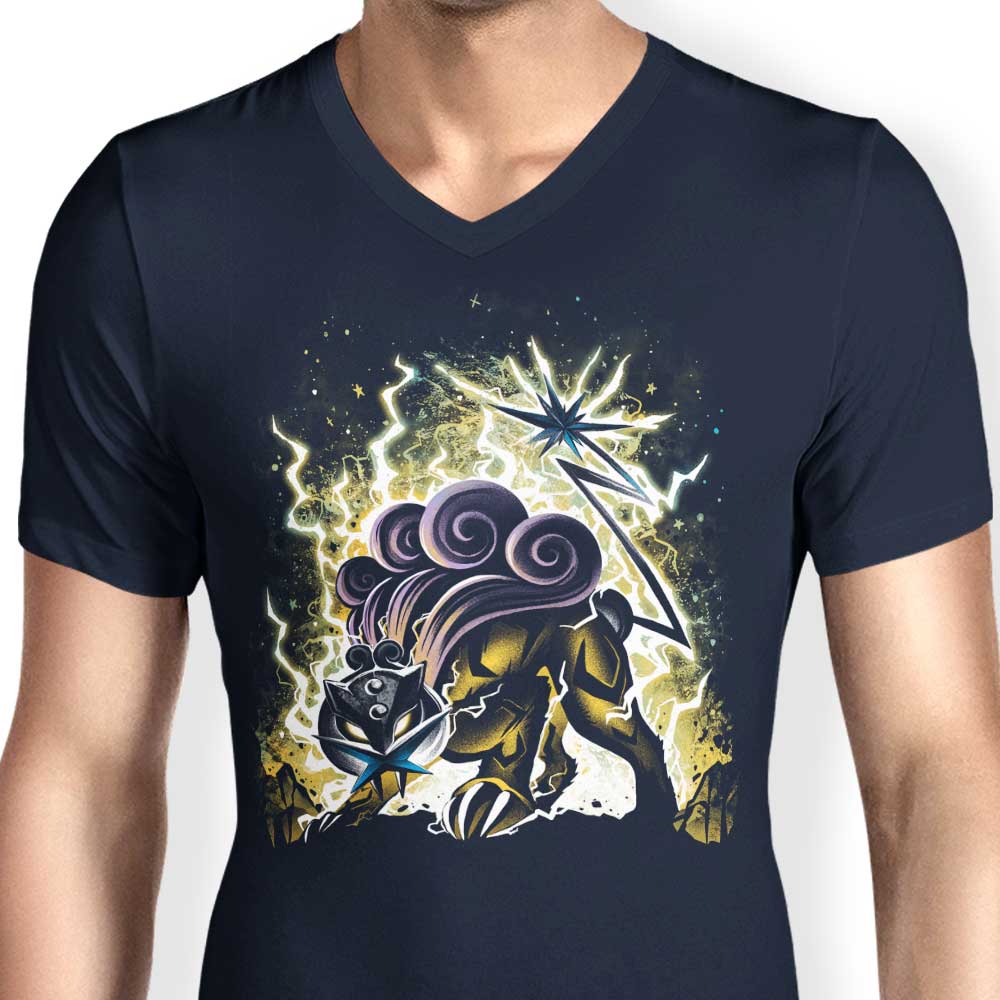 The Thunder - Crashing Beast Men's V - Neck T - Shirt