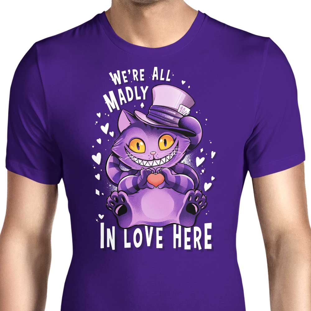 Alemaglia's Men's Love-themed Apparel: T-Shirts in Various Sizes