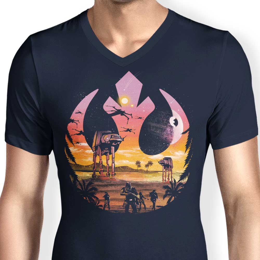 Stylish Men's V-Neck T-Shirts by Rogues