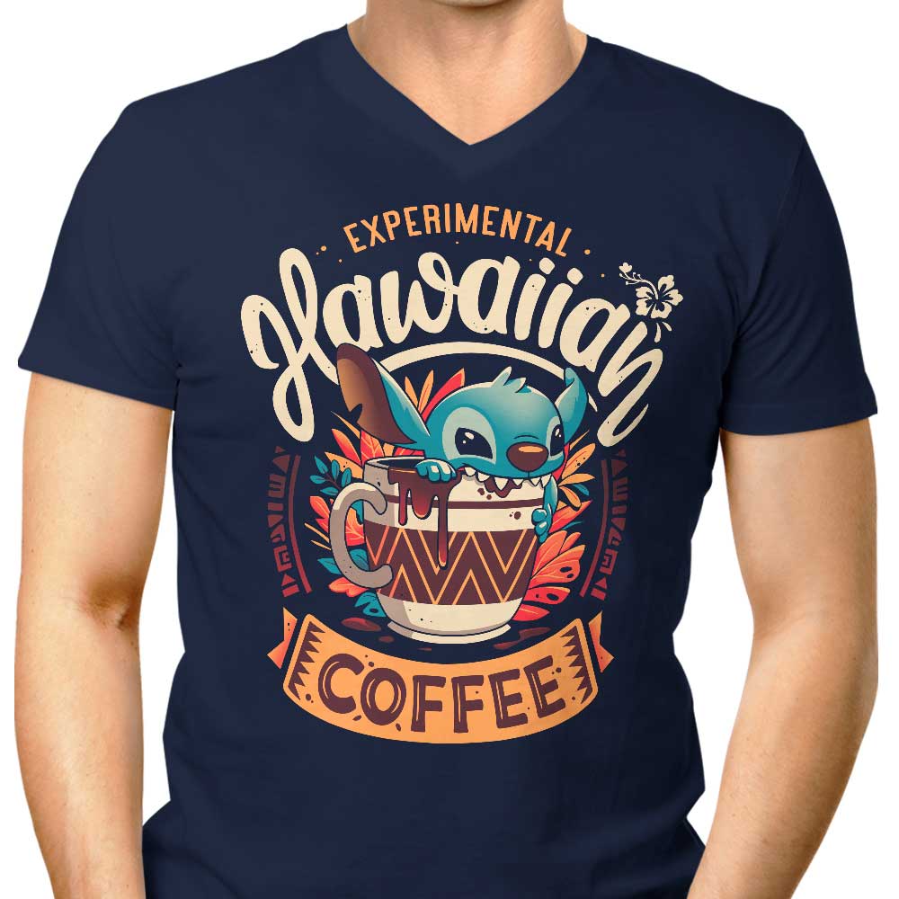 Unique Hawaiian Experimental Coffee Men's V-Neck