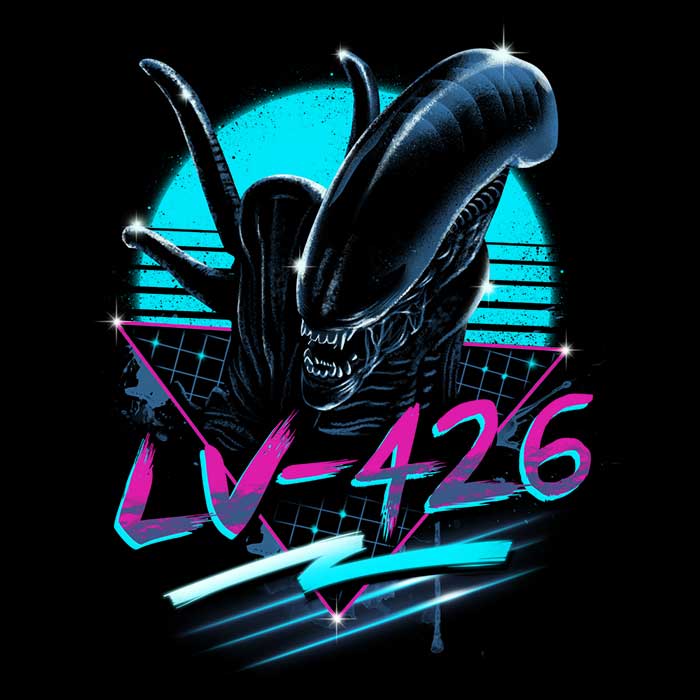 Awesome Alien Design - Men's Stylish V-Neck T-Shirt