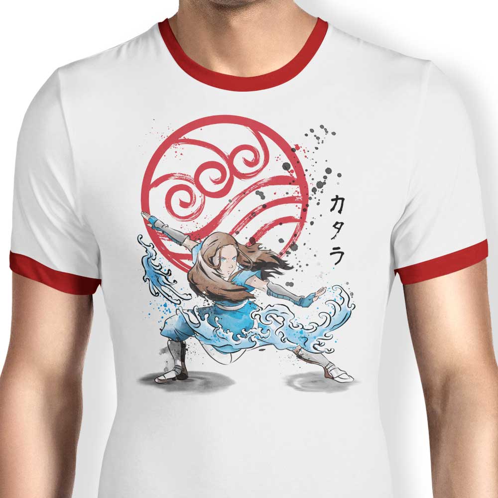 The Mighty Power of the Water Tribe - Men's Stylish Ringer T-Shirt