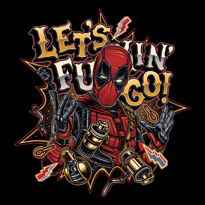 Let's Go with Glitchygorilla - Men's Stylish V-Neck