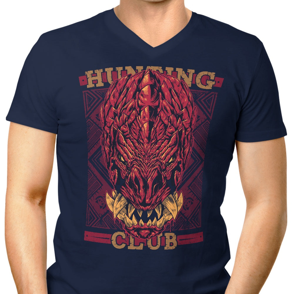 Adam Works' Men's Stylish V-Neck Hunting Club Odogaron Shirt