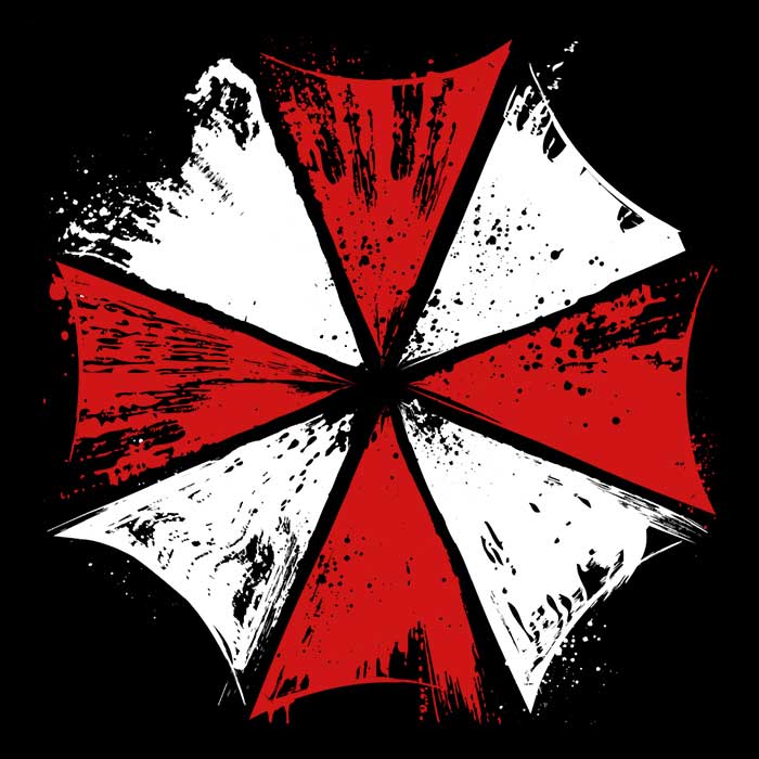 Dr. Monekers' Inked Umbrella Men's T-Shirts in Various Sizes