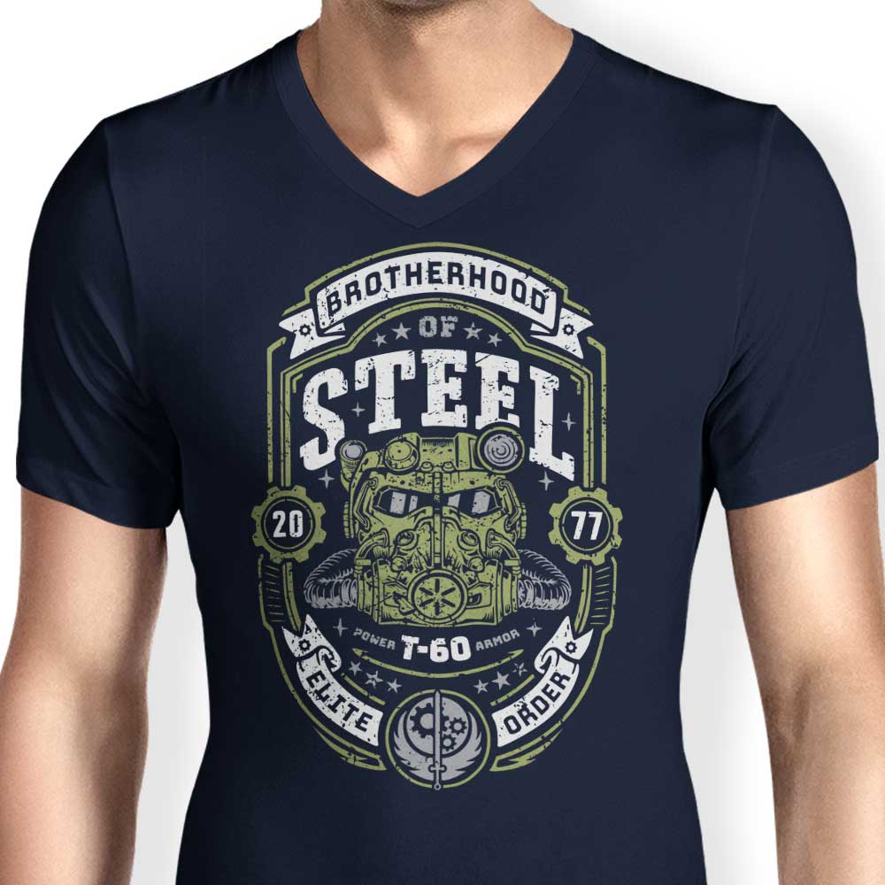Men's V-Neck Knight of Steel T60 - A Stylish Men's Top