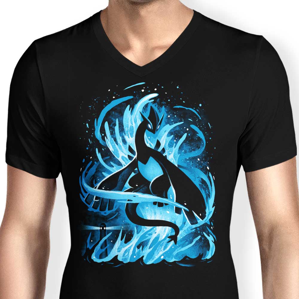 Men's Stylish V-Neck T-Shirt - The Guardian of the Seas