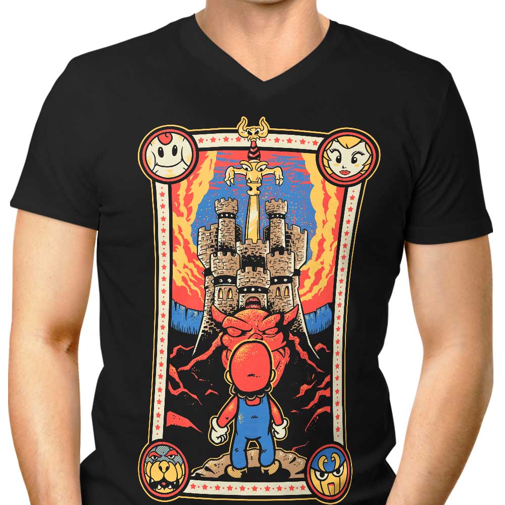 Men's V-Neck T-Shirt - The Legend of the Seven Stars