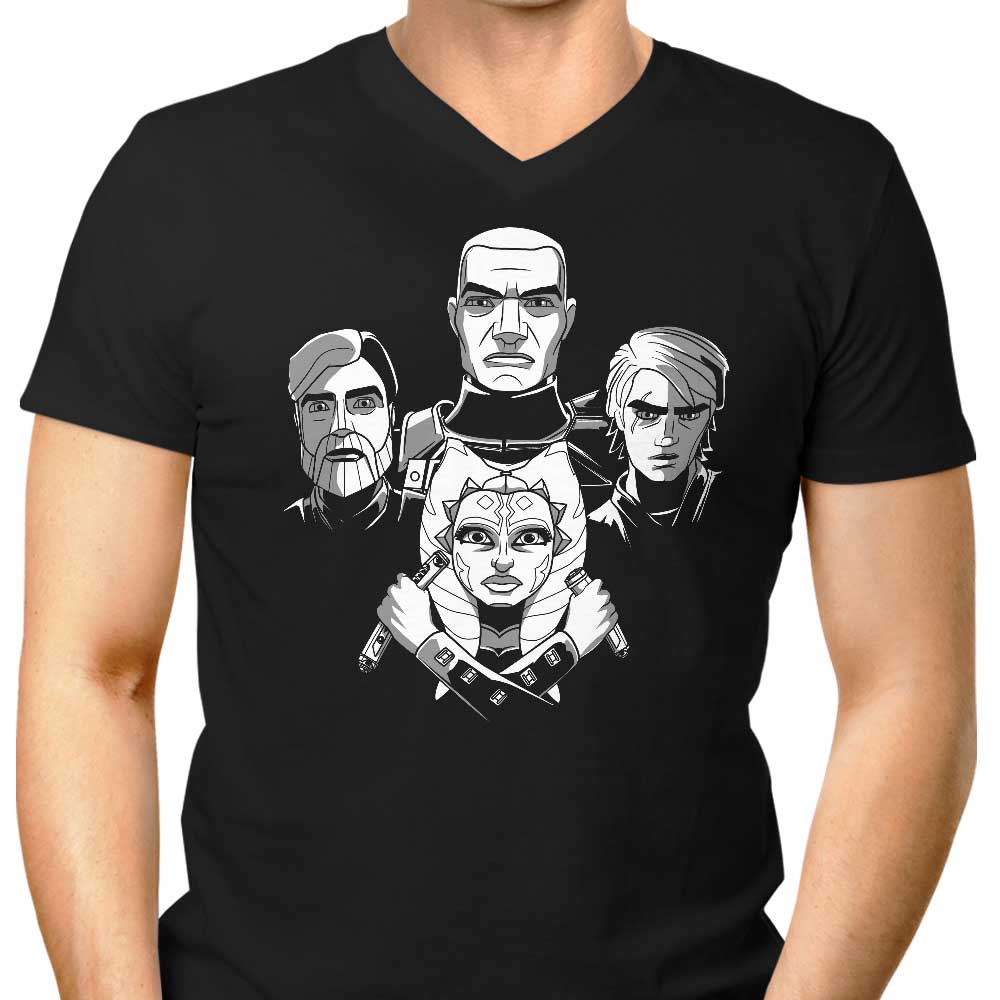 Stylish Bohemian-Inspired Men's V-Neck Shirts - Clones Series