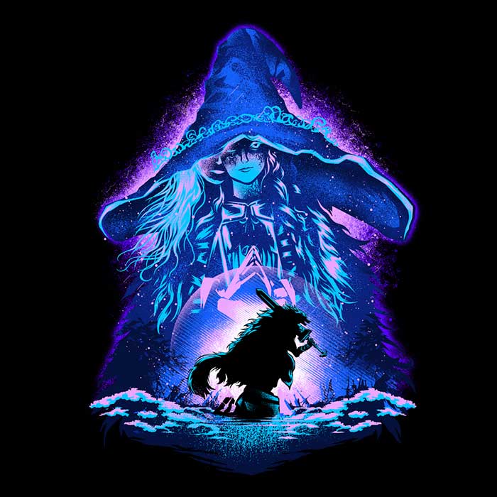 Stylish Lunar Princess Ringer T-Shirt by Hypertwenty