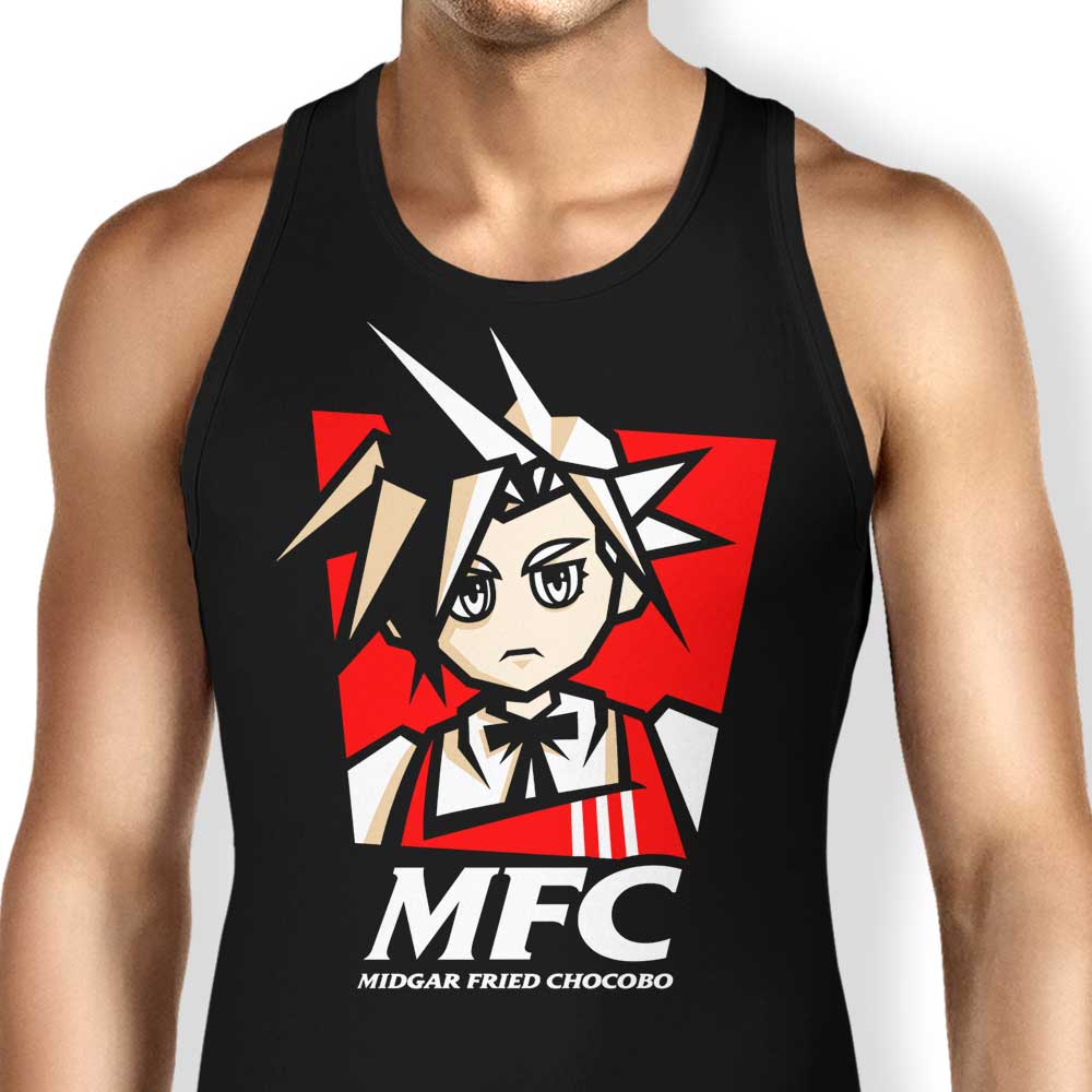 Midgar Fried Chocobo Design Men's and Unisex Comfortable Tank Top for Casual Wear