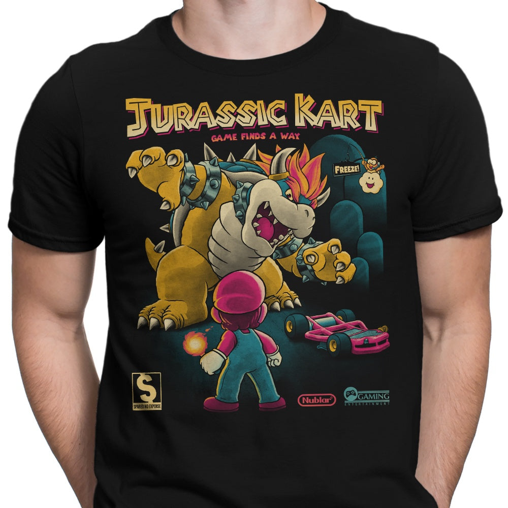 Teesgeex's Jurassic Kart Stylish Men's Apparel