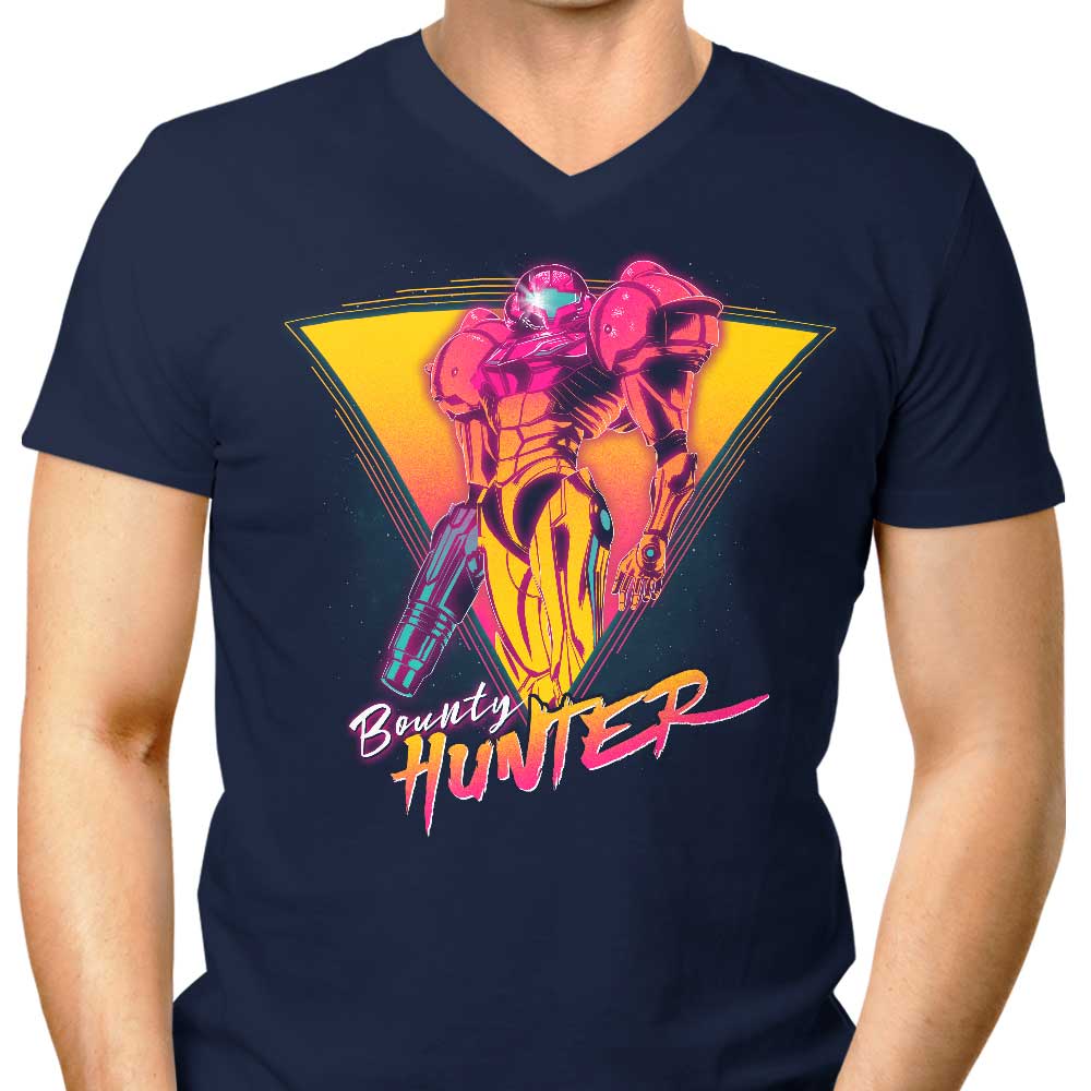 Ddjvigo Men's Stylish V-Neck Space Bounty Hunter T-Shirt