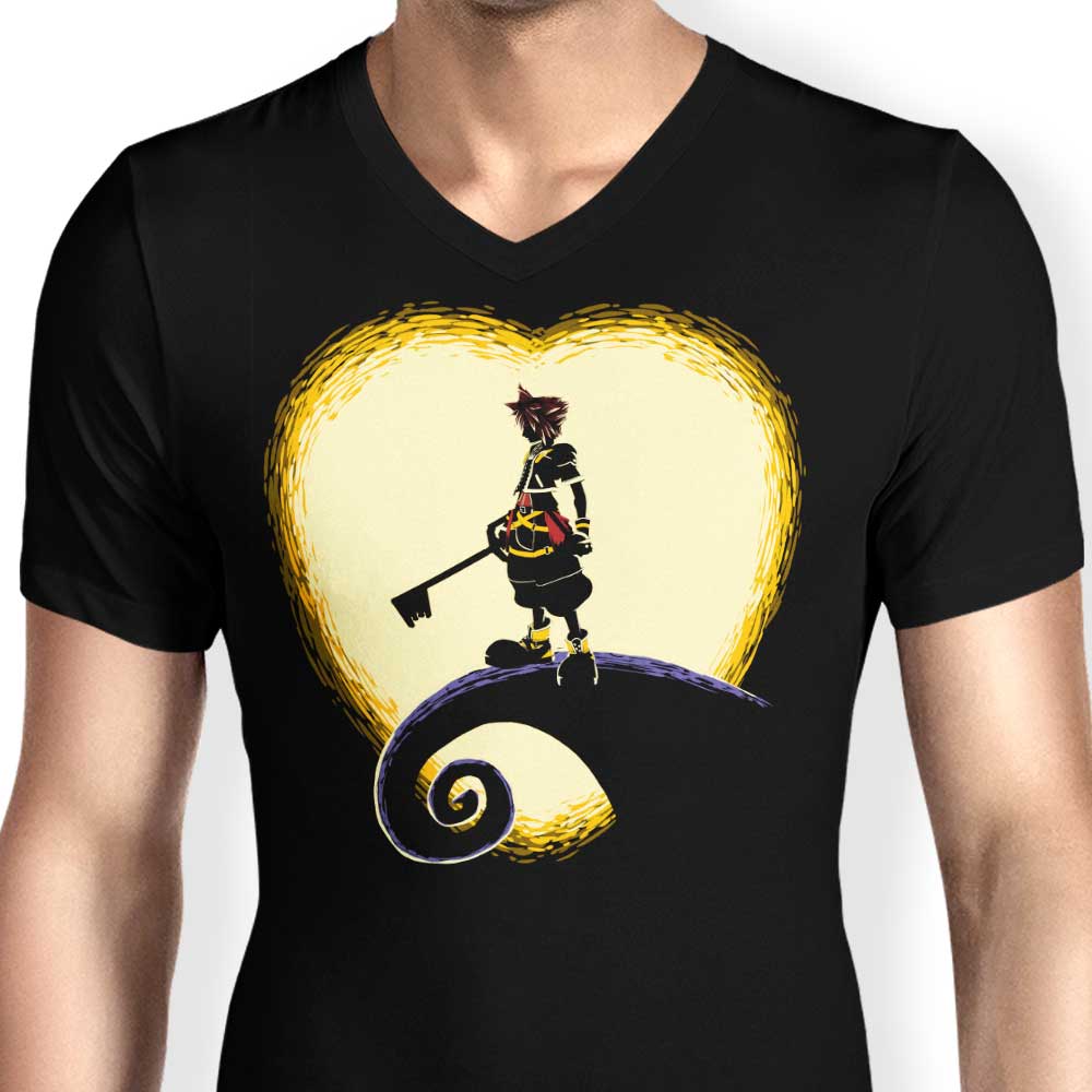Men's Stylish V-Neck T-Shirt: Another World Collection