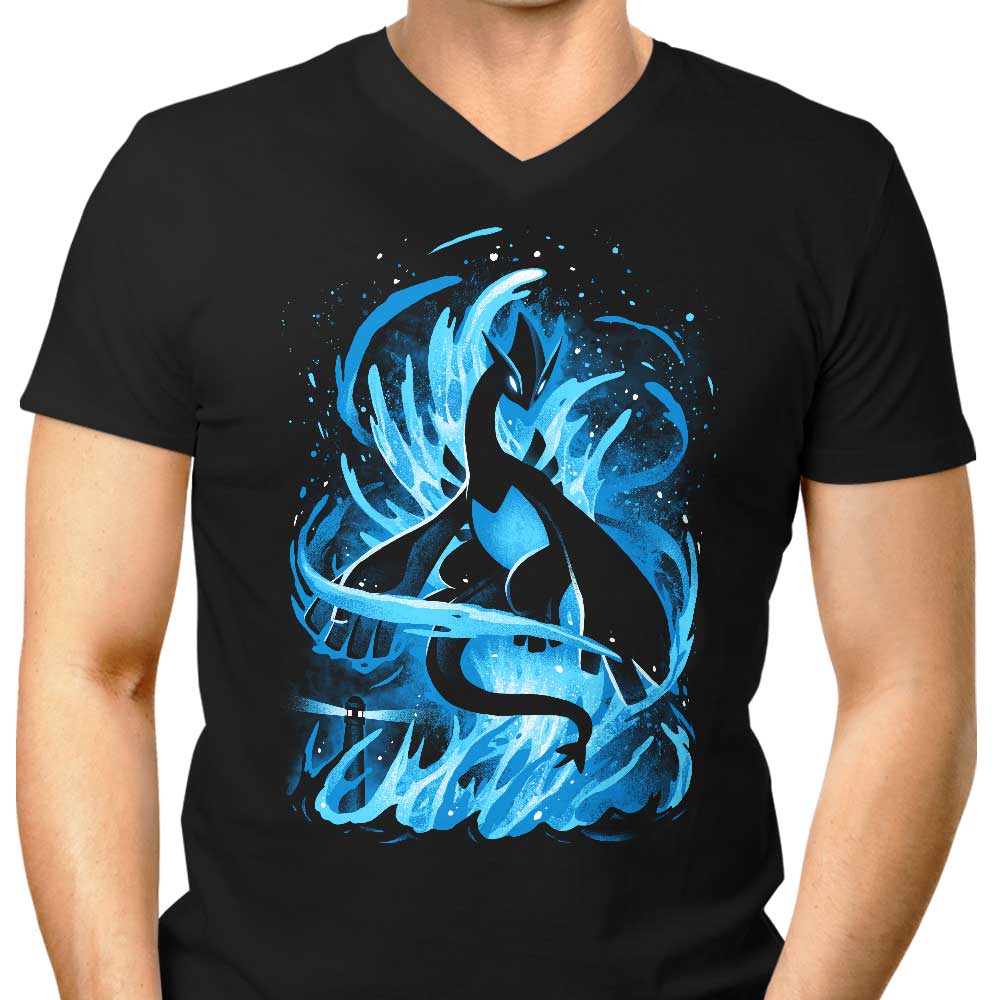 Men's Stylish V-Neck T-Shirt - The Guardian of the Seas