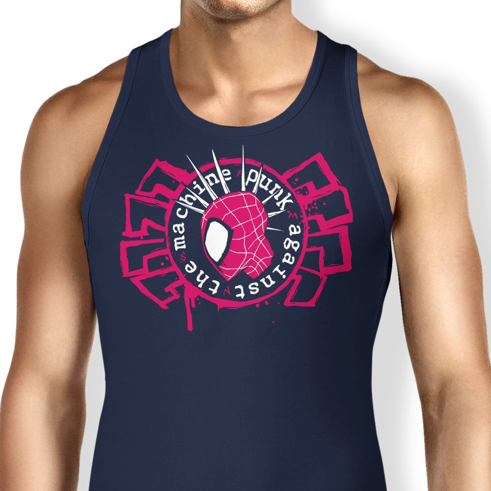 Rebellious Punk Against the Machine Men's and Women's Tank Tops