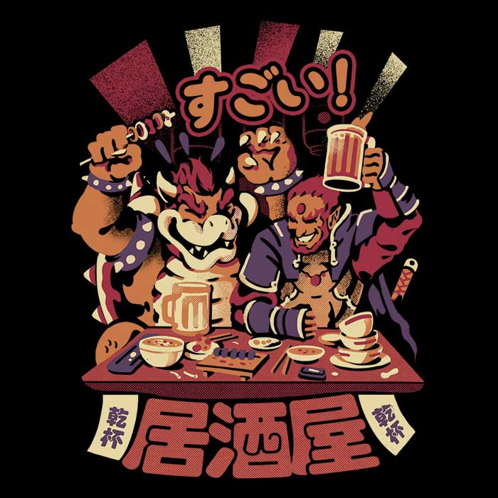 Ilustrata's Villains Izakaya Stylish Men's and Women's Tank Tops
