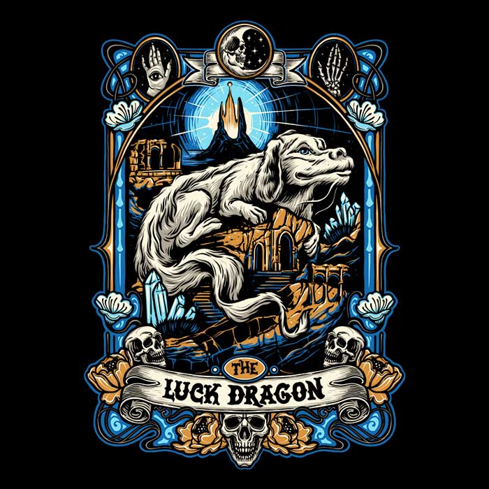 The Fortunate Dragon Men's V-Neck T-Shirt