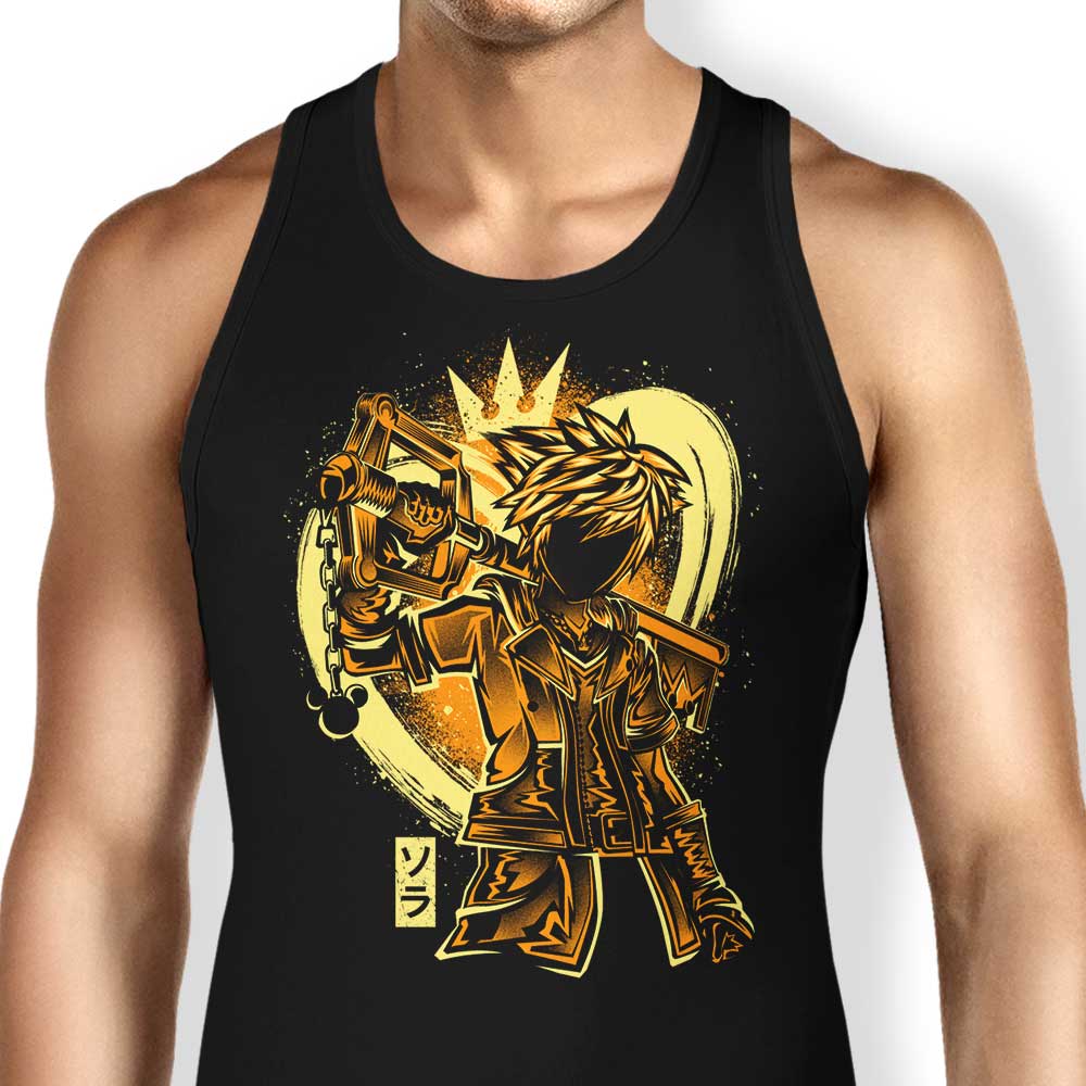 Hypertwenty Keyblade Silhouette Design Tank Top for Casual Wear