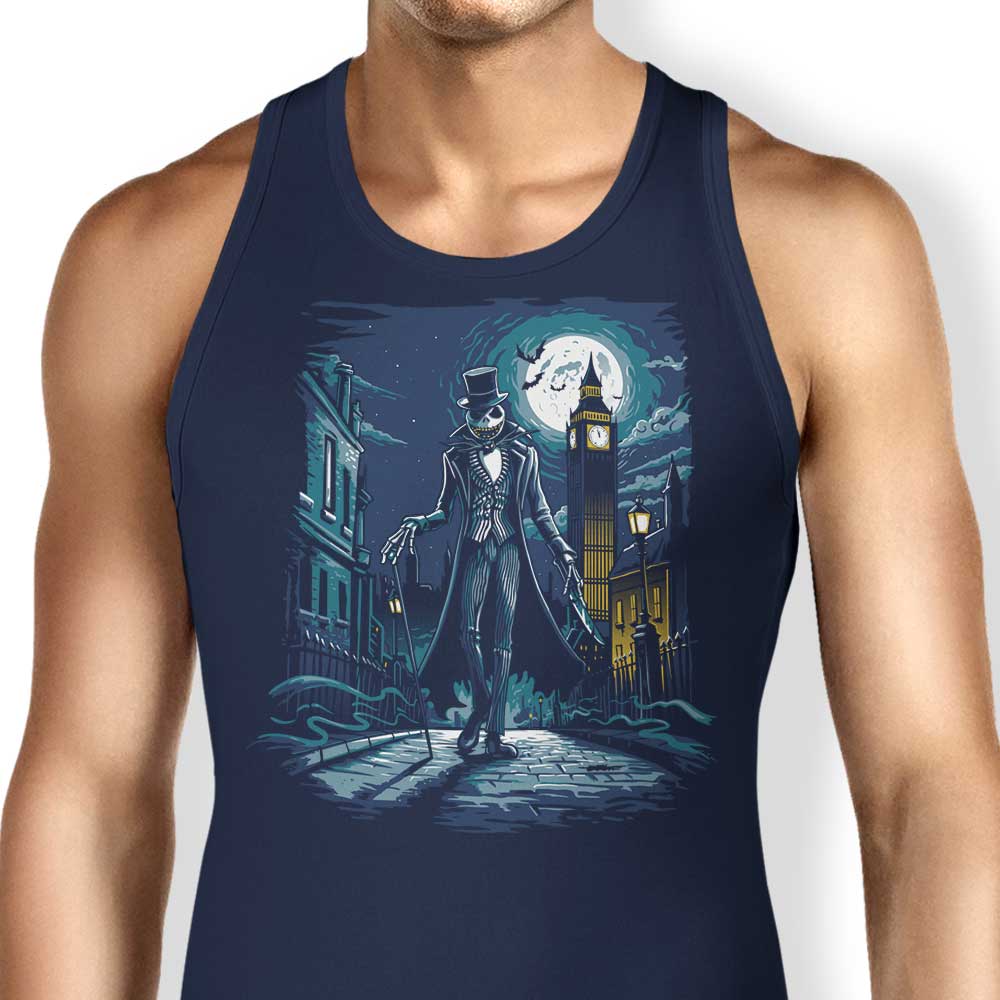 Jack the Ripper-themed Men's Tank Top for Fashionable Wear