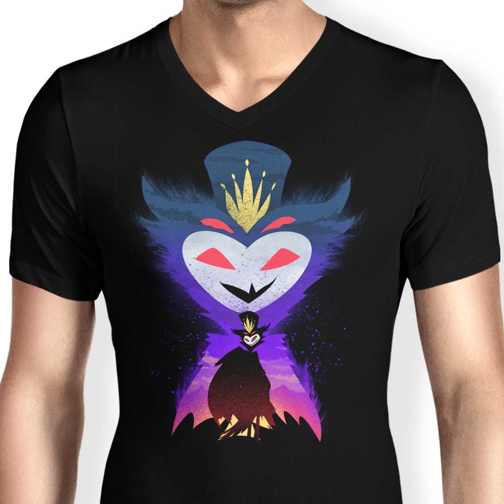 Stylish Men's V-Neck Inspired by Helluva Boss