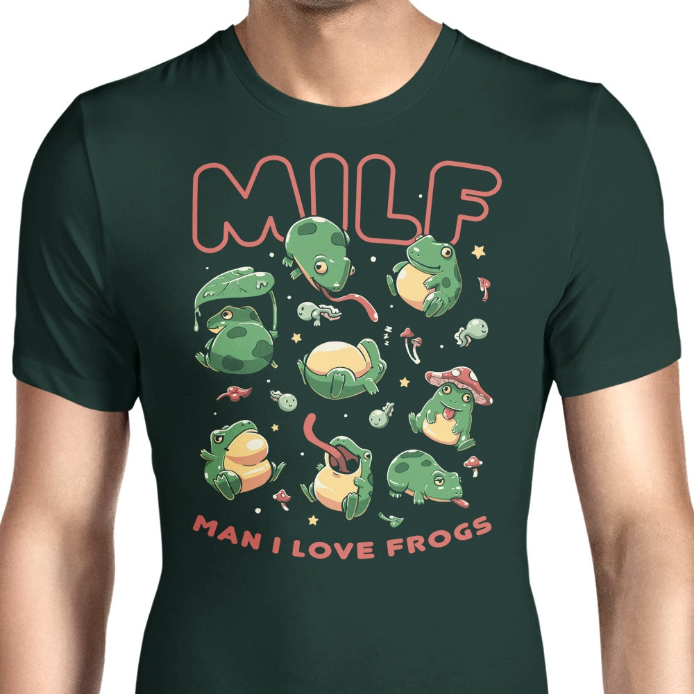Men's Fashion: 'I Love Frogs' Apparel by Koalatees