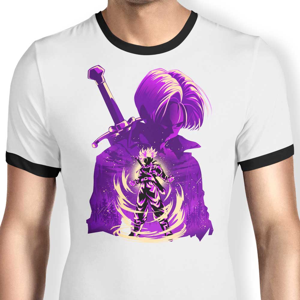 Hypertwenty's Temporal Requiem Stylish Ringer T - Shirt