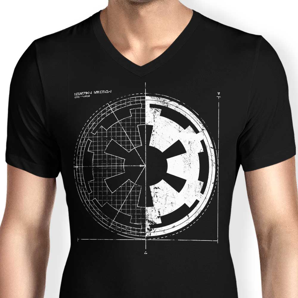 Empire Blueprint - Stylish Men's V-Neck Tee