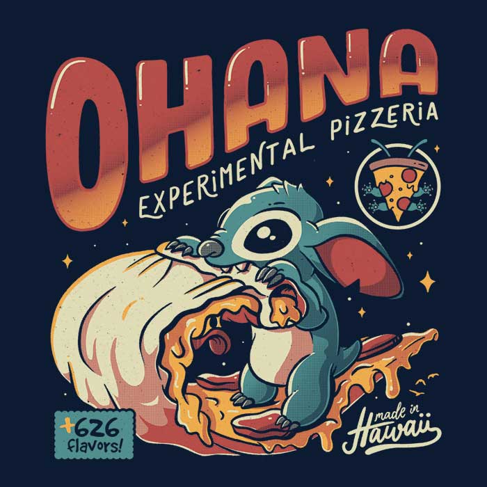 Ohana Pizzeria Men's Clothing - T-Shirts and Premium T-Shirts