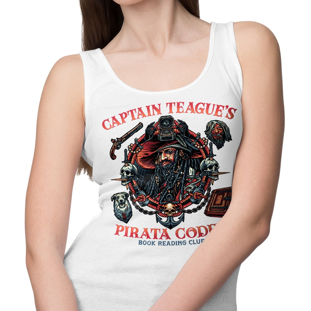 Glitchygorilla's Stylish Pirata Codex Tank Top