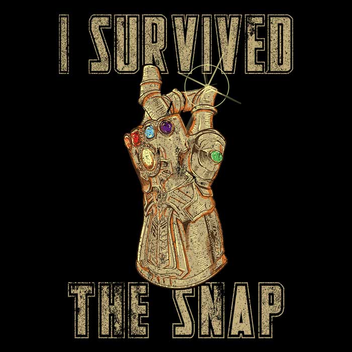 I Survived the Decimation Men's Stylish Ringer T - Shirt for All Sizes