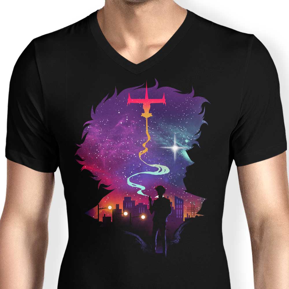 Men's V-Neck T-Shirt - See You Among the Stars