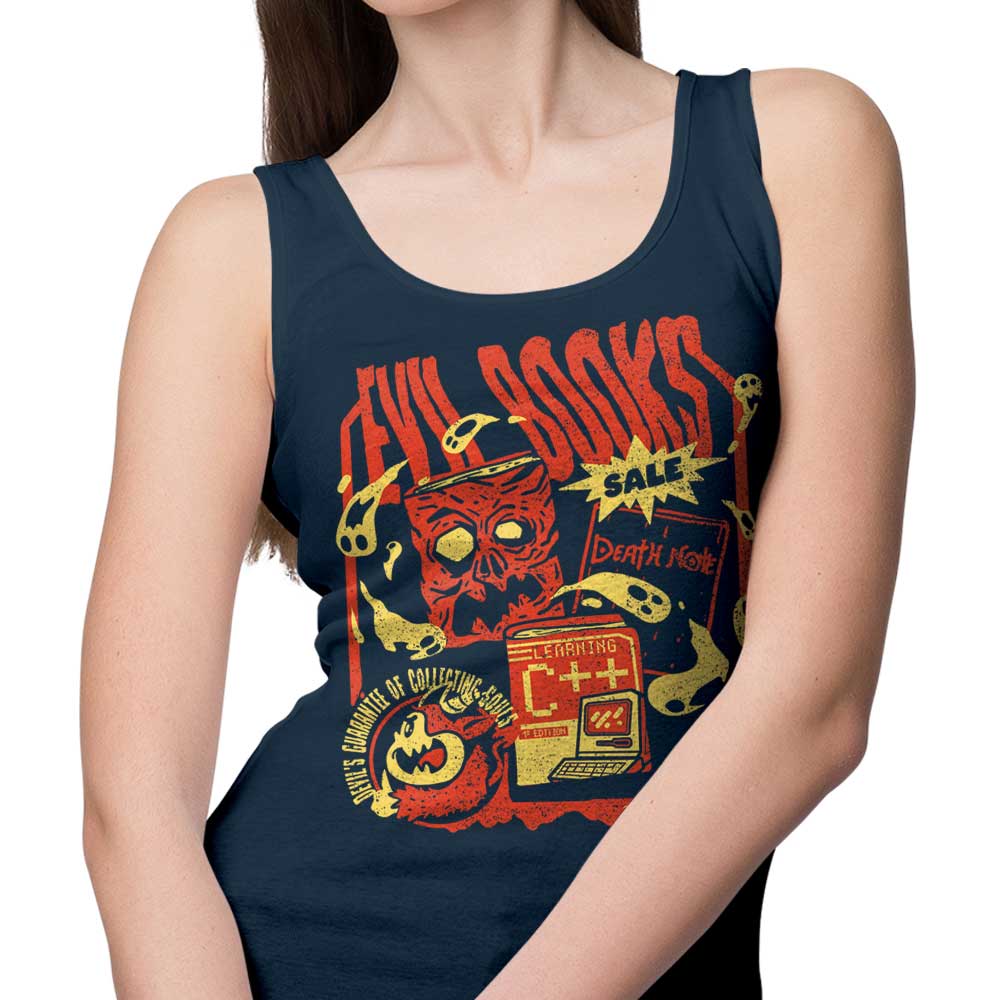 Sketchdemao Evil Book Sale Design Men's and Women's Comfortable Tank Top Collection