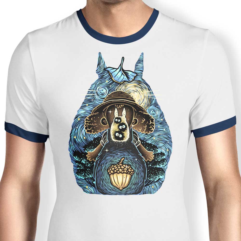 Glitchygorilla's 'Neighbors in the Night' Stylish Ringer T - Shirt