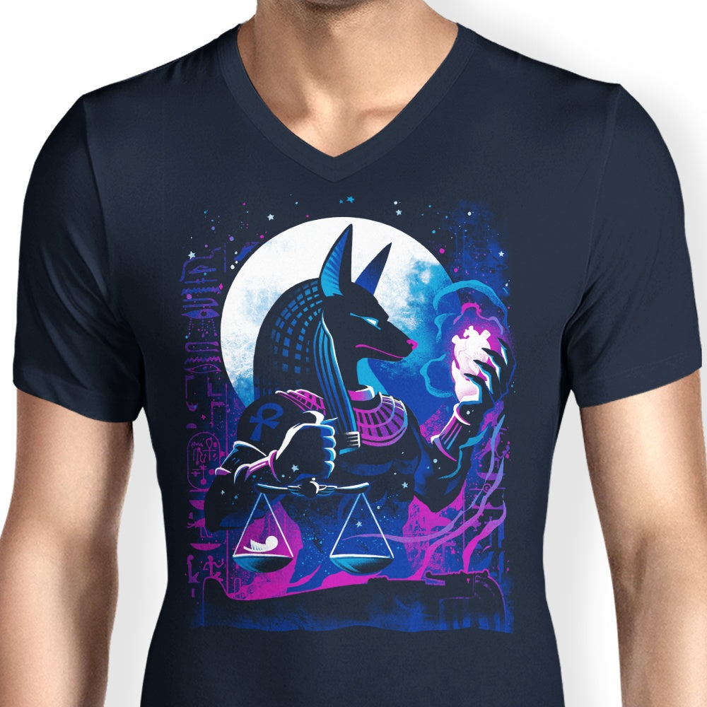 Alemaglia Men's V-Neck 'Lord of the Underworld' T-Shirt