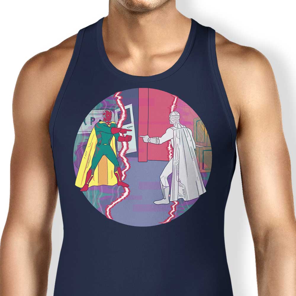 MarianoSan's Comfortable Two Visions Unisex and Women's Tank Tops