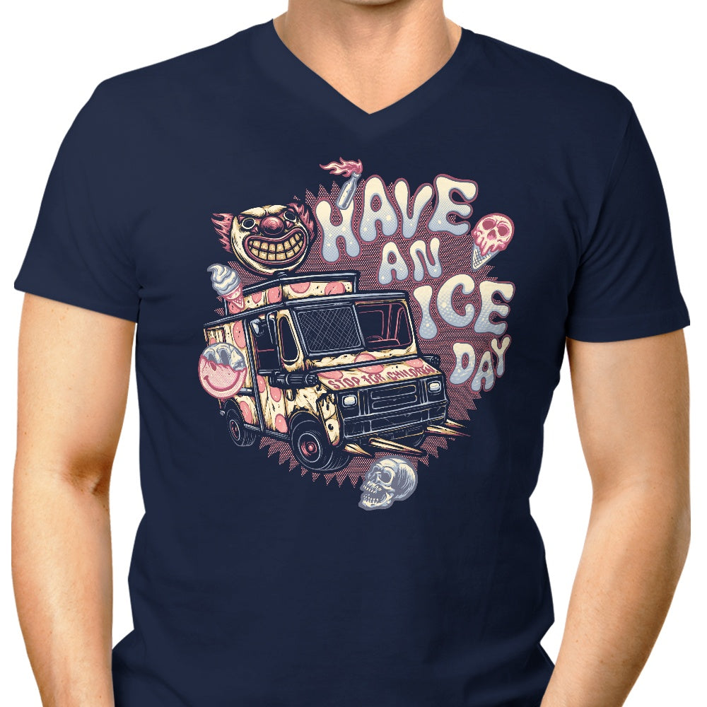 Have an Ice Day Men's V-Neck T-Shirt