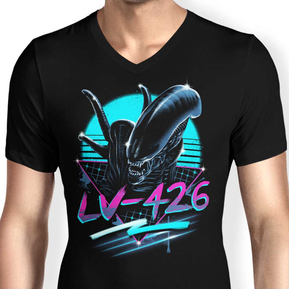 Awesome Alien Design - Men's Stylish V-Neck T-Shirt