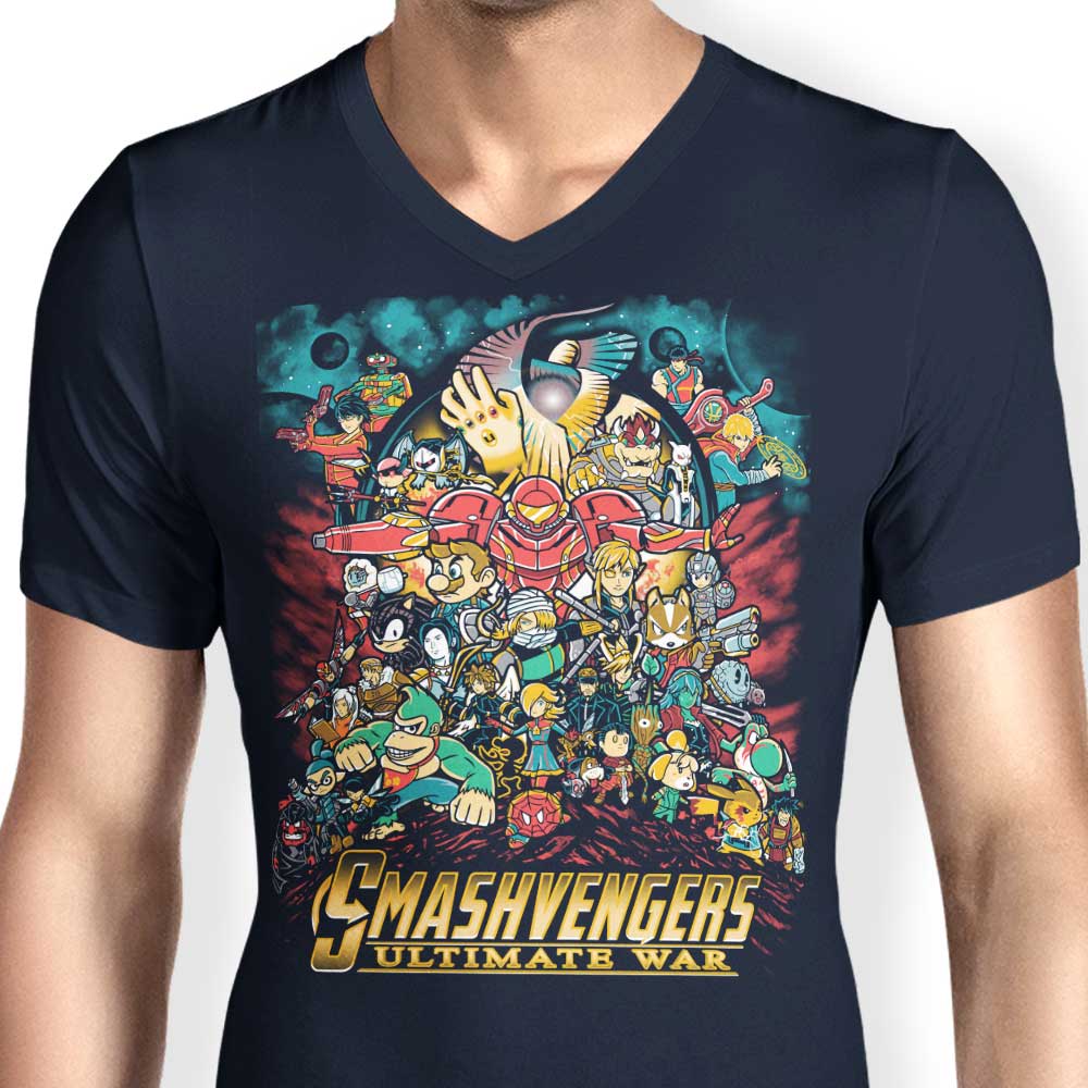 Prime Premne Design's Ultimate War Men's Stylish V-Neck