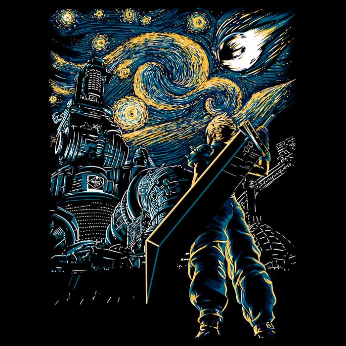 Men's Remastered Starry V-Neck T-Shirt