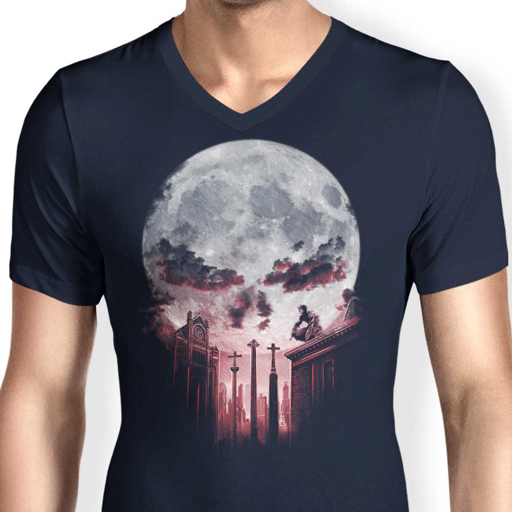 DJKopet's Devilish Men's V-Neck: A Bold Fashion Statement