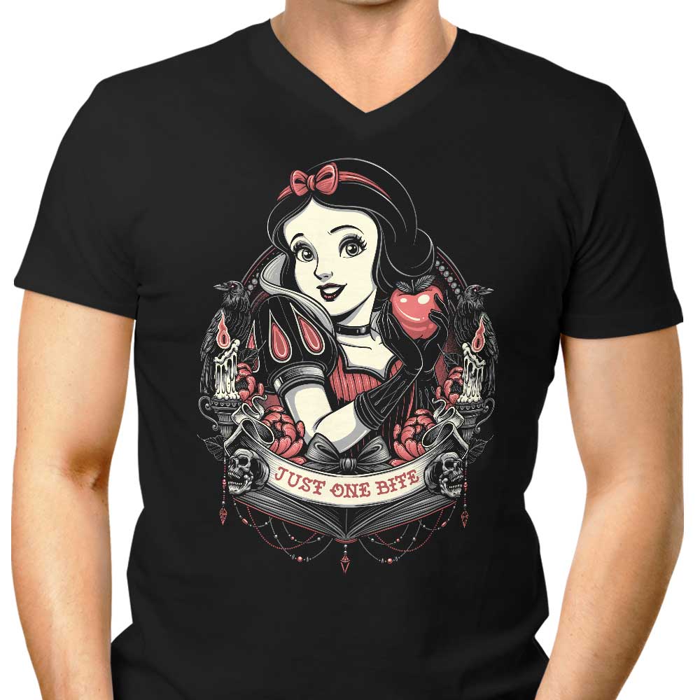 A Single Tempting Bite - Men's Stylish V-Neck