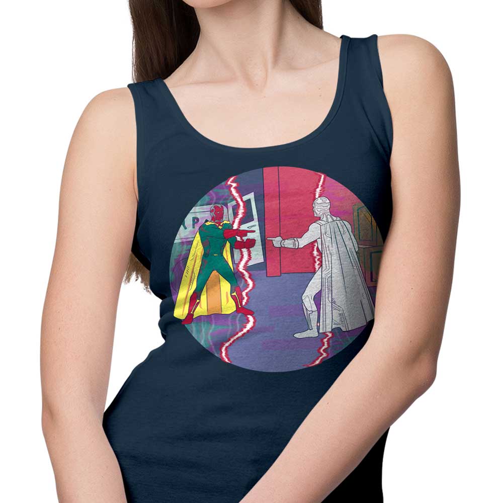 MarianoSan's Comfortable Two Visions Unisex and Women's Tank Tops