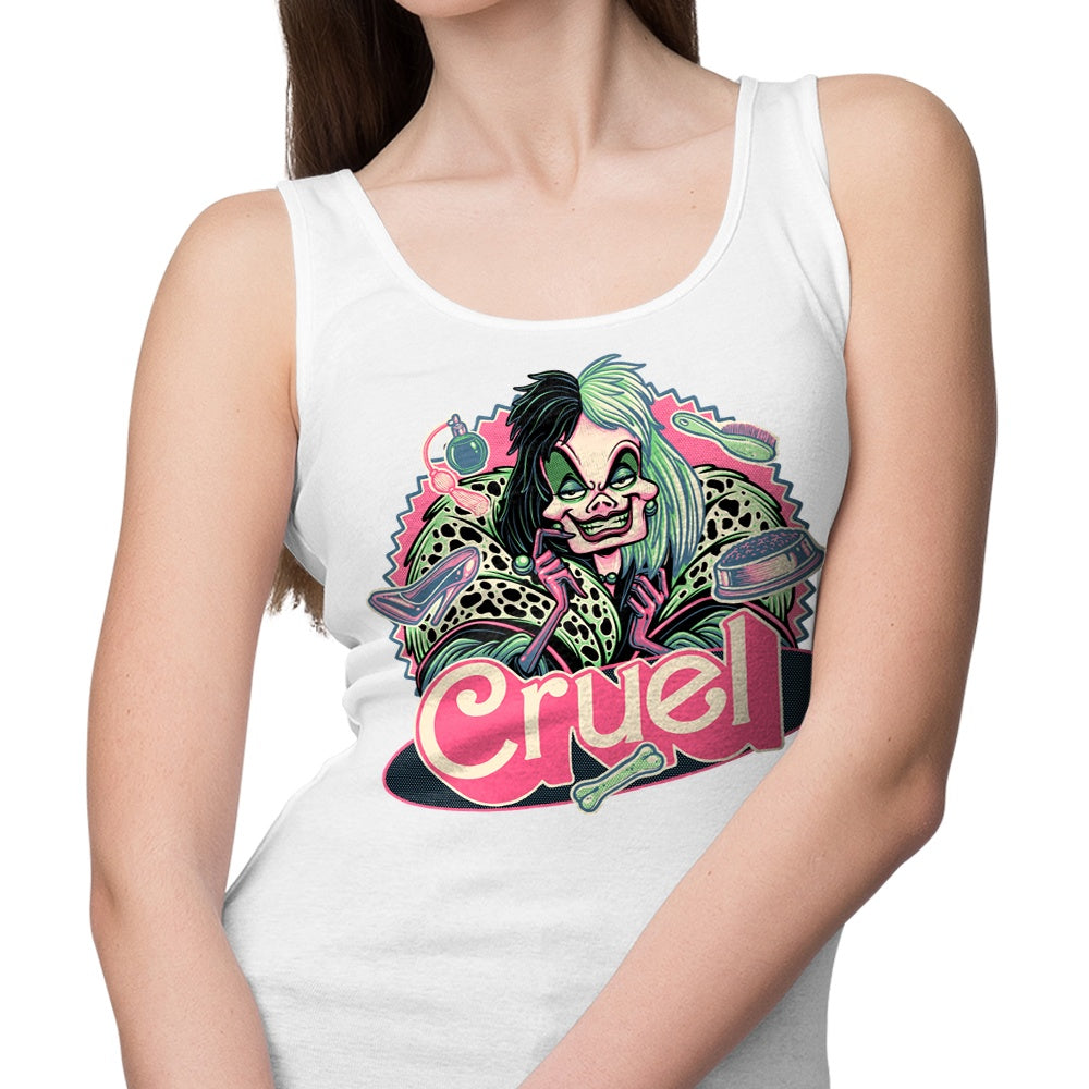 Glitchygorilla's Edgy Cruel Lady Tank Top for Fashion Enthusiasts