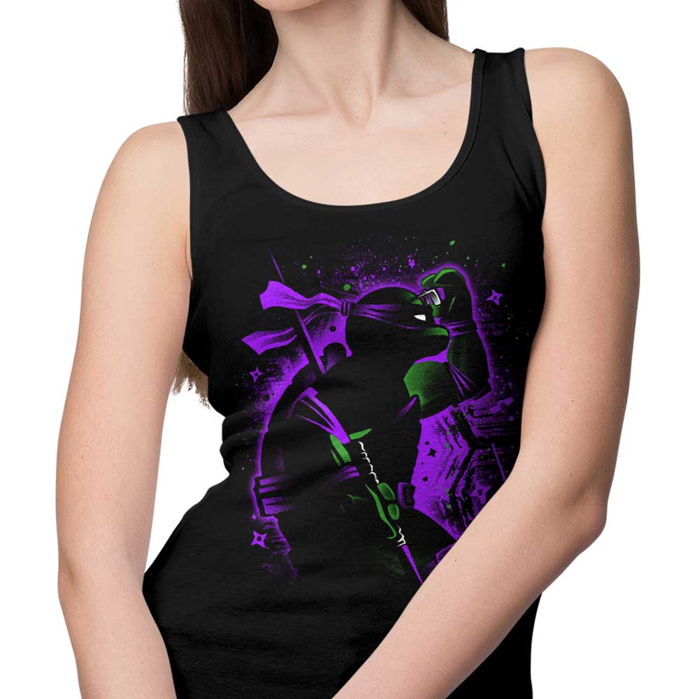 Alemaglia's Purple Ninja-inspired Intellectual Tank Top