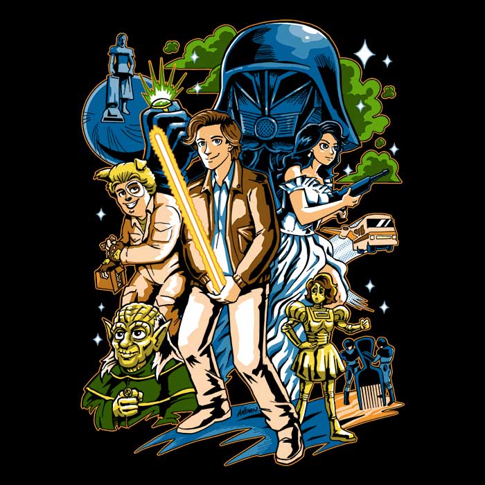 Unique Crazy Space Men's Ringer T - Shirt in S to 4XL Sizes
