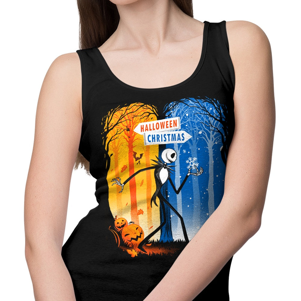 Alemaglia's Stylish Two Worlds Tank Top