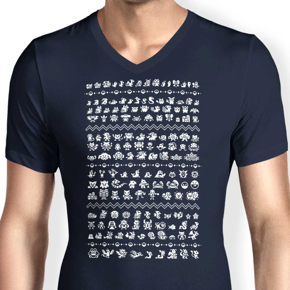 Drew Wise Men's Catch'm Holiday V-Neck T-Shirt