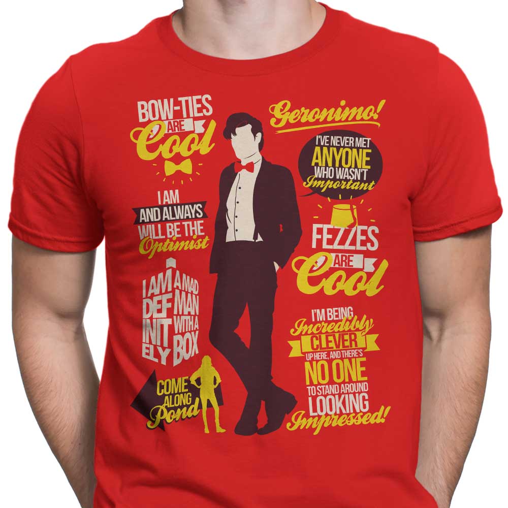 Quotes from the Eleventh Doctor - Stylish Men's Apparel Collection
